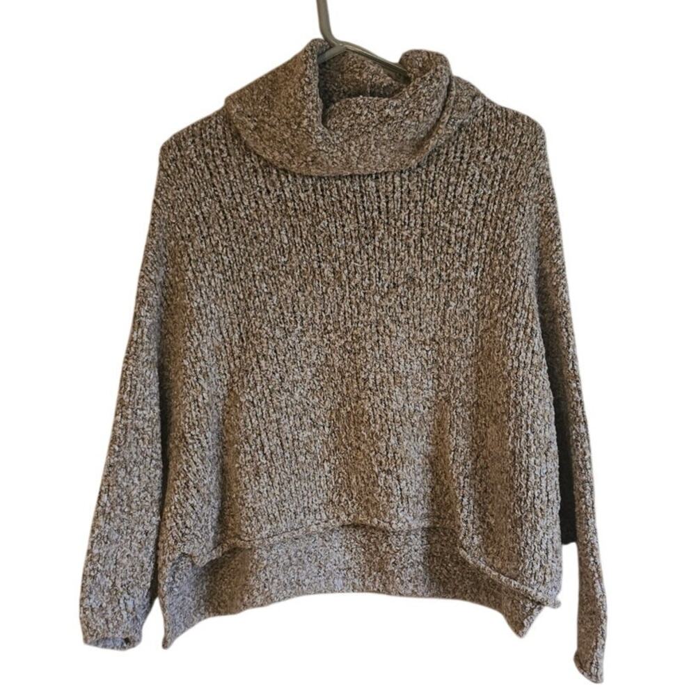 Free People BFF teddy cowl neck bat sleeve sweater size XS